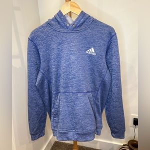 Heather Blue Adidas Hoodie